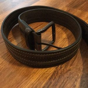 Leather belt